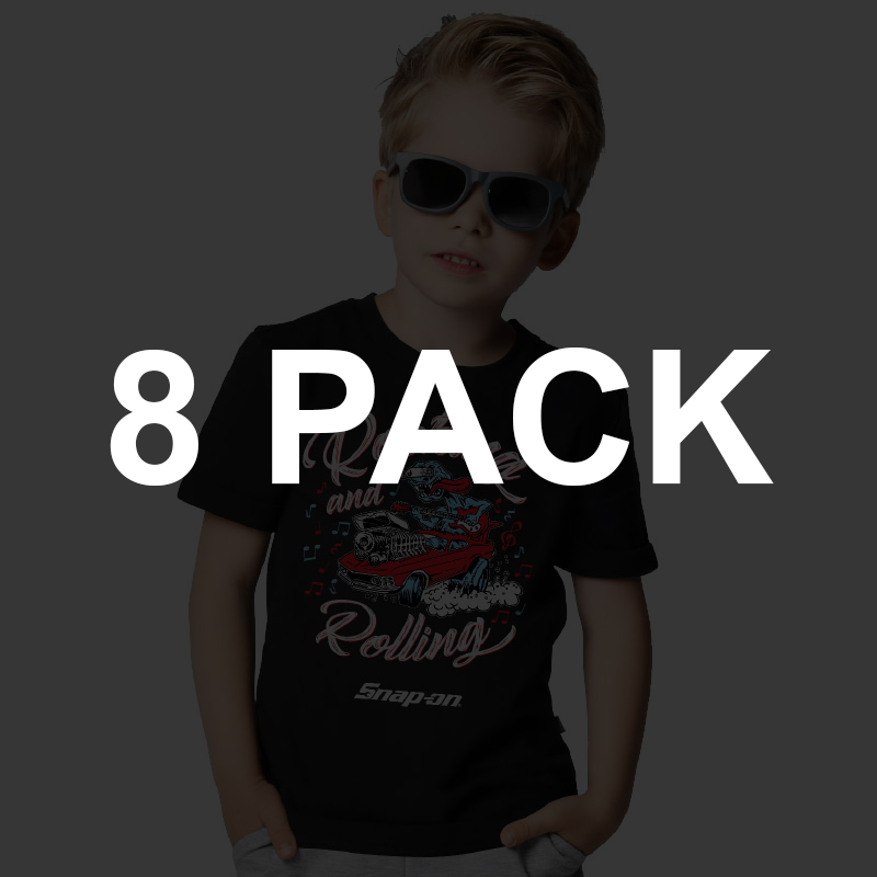 8 Pack ROCKING & ROLLING
YOUTH S/S T-SHIRT - BLACK