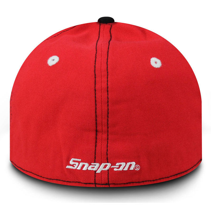 Crimson Piped Fast Flex® Full Back Cap