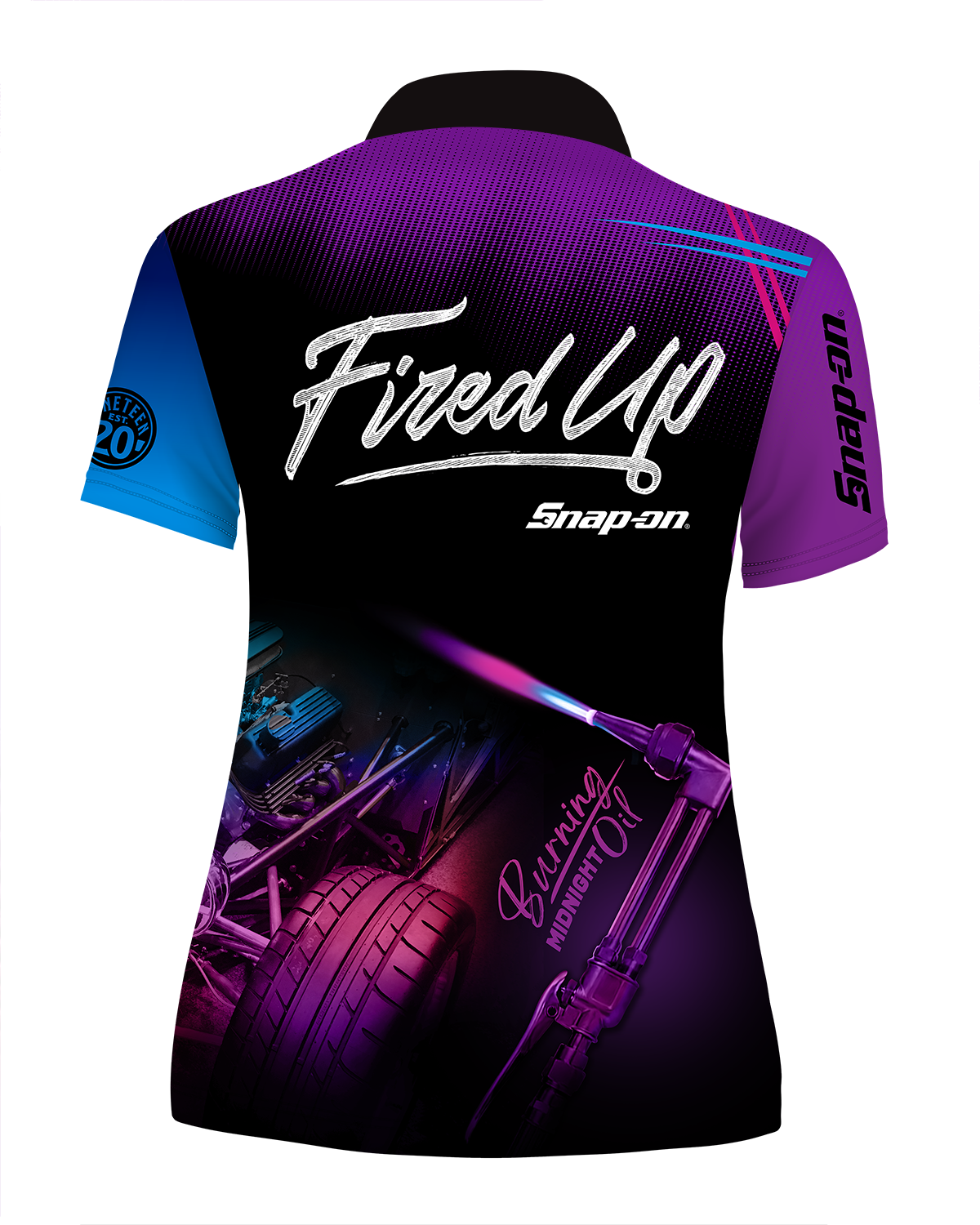 Ladies' Fired Up Sublimated S/S Crew Shirt