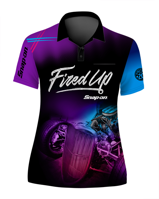 Ladies' Fired Up Sublimated S/S Crew Shirt