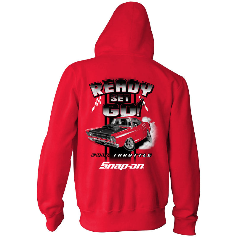 8 Pack KIDS READY, SET, GO MOTION PULLOVER - RED