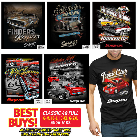 Pack CLASSIQUE 48 - Tailles COMPLÈTES - T-Shirts Mixtes