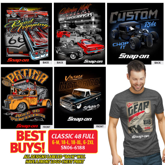 Pack CLASSIQUE 48 - Tailles COMPLÈTES - T-Shirts Mixtes