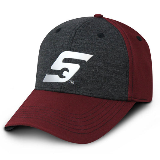 Cranberry Chrome "S" Fast Flex® Full Back Cap