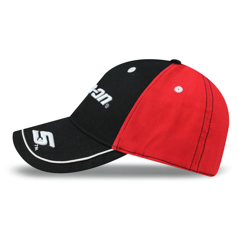 Crimson Piped Fast Flex® Full Back Cap