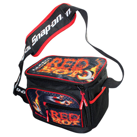 Forged Red Hot Cooler Bag – 11” x 8” x 8” – Black/Red – 3 PK