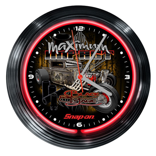 Maximum Impact Neon Clock