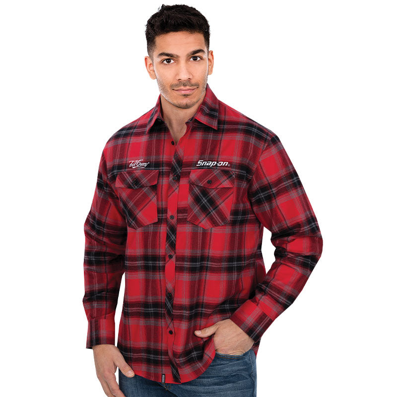 Unisex Plaid Flannel L/S Shirt