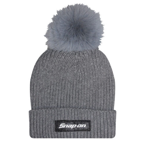 Ladies Darling Pompom Toque - Charcoal